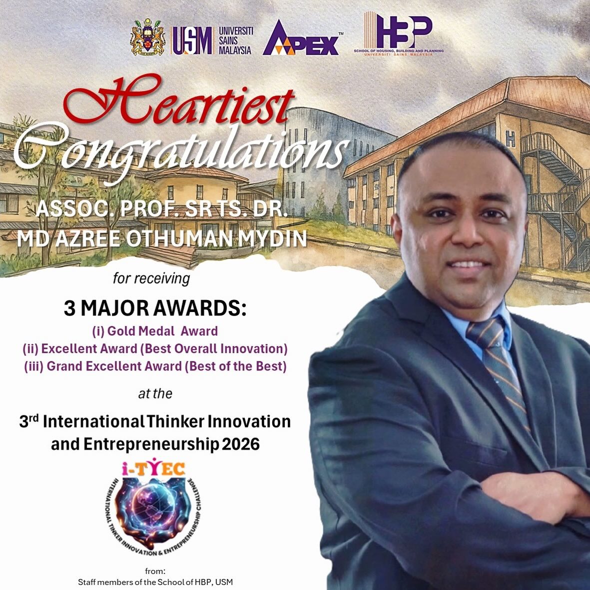 Heartiest Congratulations